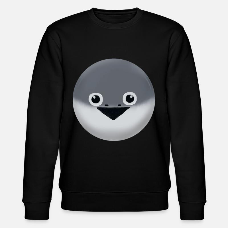 Face Fish Meme - Stanley/Stella CHANGER Unisex Organic Sweatshirt - black