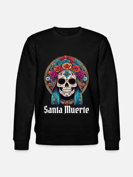 Santisima Muerte Dia De Los Muertos Mexicaans - Stanley/Stella Uniseks bio-sweatshirt CHANGER  - zwart