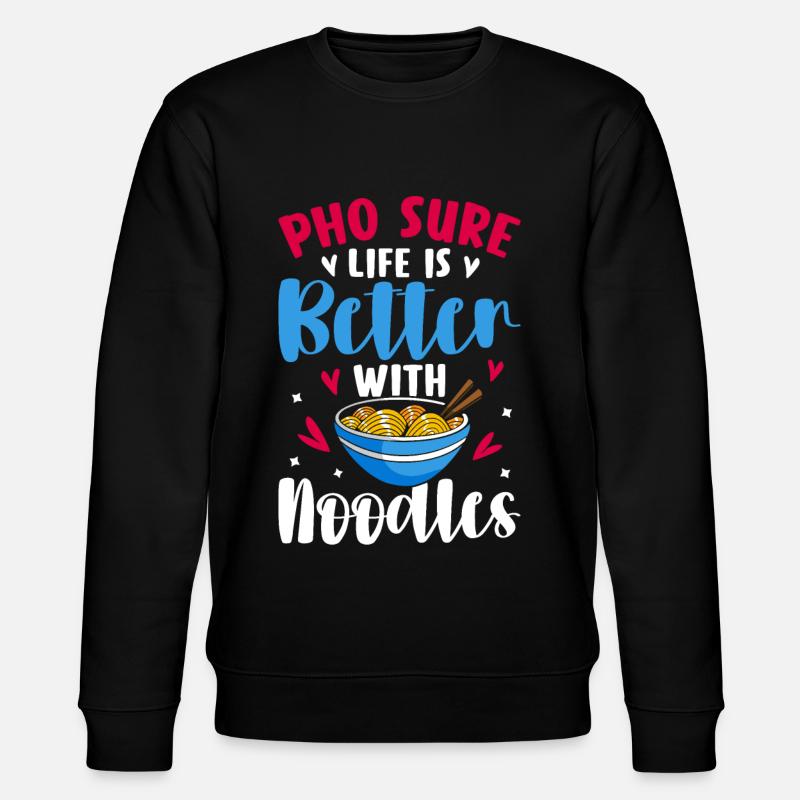 Vietnamese noodle soup - Stanley/Stella CHANGER Unisex Organic Sweatshirt - black