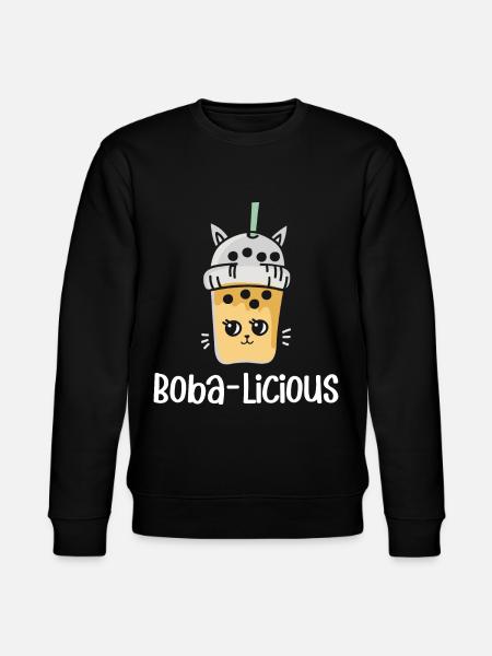 Bubble tea milk tea - Stanley/Stella CHANGER Unisex Organic Sweatshirt - black