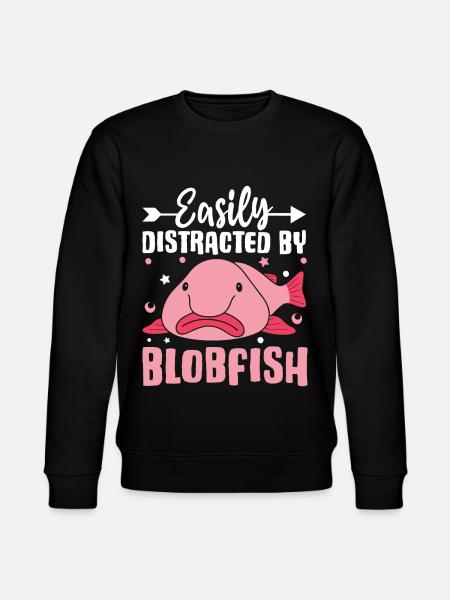Funny sea creature - Stanley/Stella CHANGER Unisex Organic Sweatshirt - black
