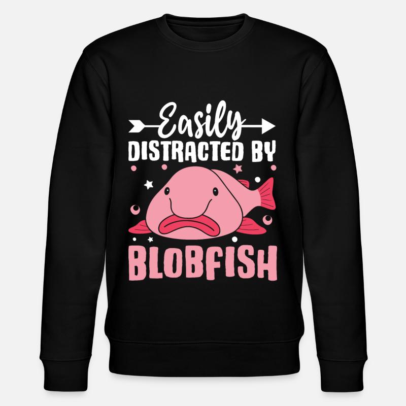 Funny sea creature - Stanley/Stella CHANGER Unisex Organic Sweatshirt - black