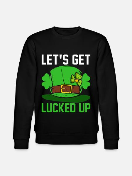 Funny Irish St. Patrick's Day - Stanley/Stella CHANGER Unisex Organic Sweatshirt - black