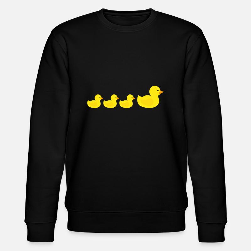 Gummiente - Stanley/Stella Unisex Bio-Sweatshirt CHANGER  - Schwarz