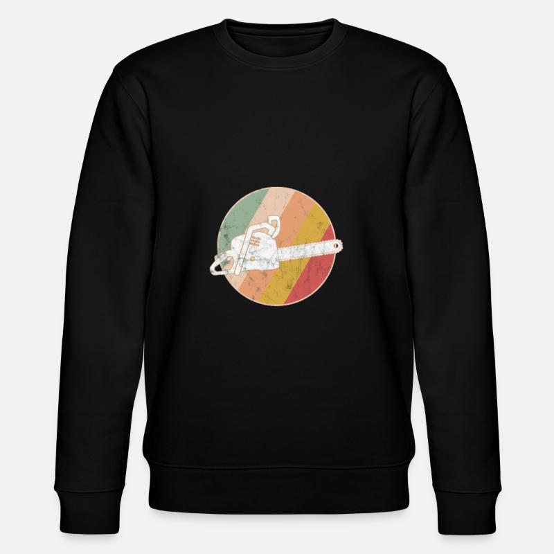 Tronçonneuse tronçonneuse Rétro tronçonneuse - Sweat bio CHANGER Stanley/Stella Unisexe - noir