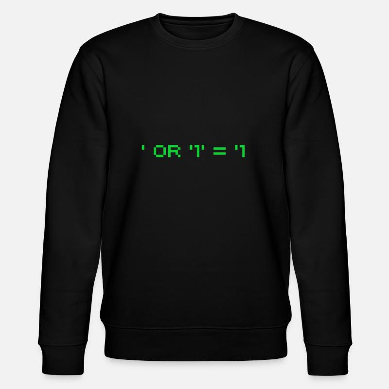 Hacker Pentest SQL Injection - Stanley/Stella Unisex Bio-Sweatshirt CHANGER  - Schwarz