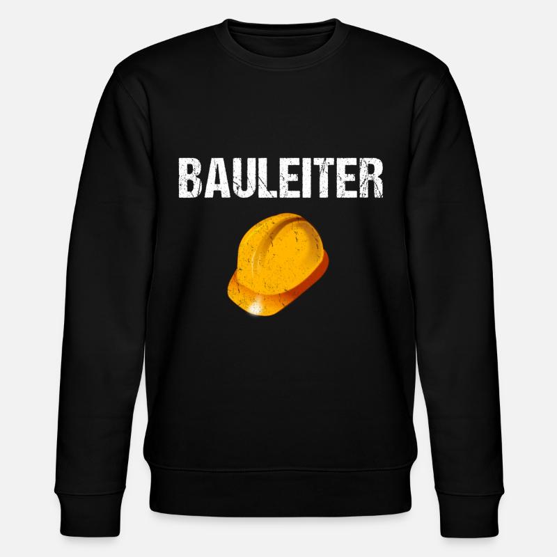 Bauleiter - Stanley/Stella Unisex Bio-Sweatshirt CHANGER  - Schwarz