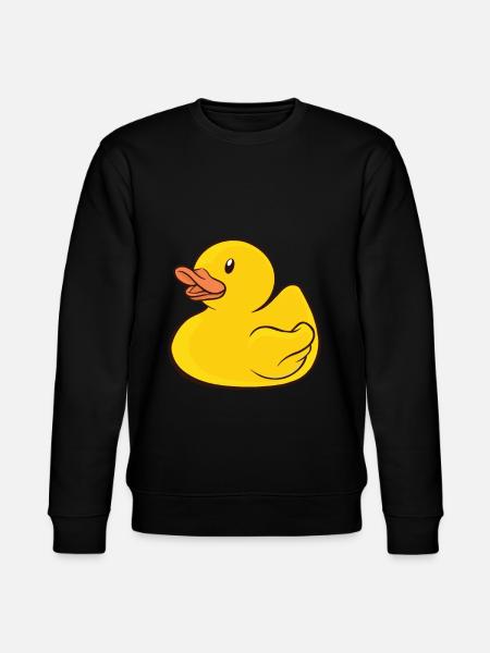 Badeente Gummiente - Stanley/Stella Unisex Bio-Sweatshirt CHANGER  - Schwarz
