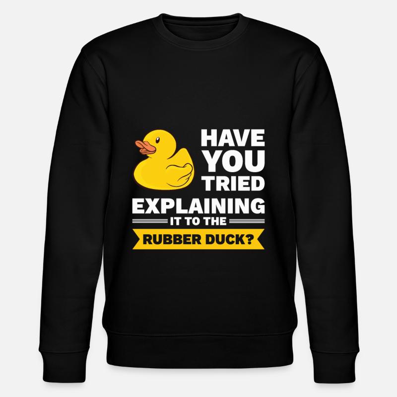 Programmierer Gummiente Debug - Stanley/Stella Unisex Bio-Sweatshirt CHANGER - Schwarz