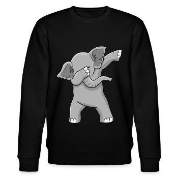 Dabbing Elephant Gift Dab Dance Danse - Sweat bio CHANGER Stanley/Stella Unisexe - noir - Devant - Nik (191cm) & Marisol (170cm)