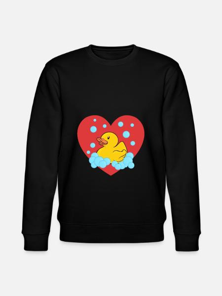 Badeente Gummiente - Stanley/Stella Unisex Bio-Sweatshirt CHANGER - Schwarz