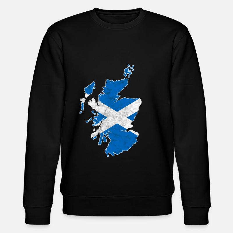 Ecosse carte drapeau écossais Ecosse - Sweat bio CHANGER Stanley/Stella Unisexe - noir