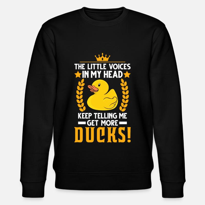 Rubber Duck - Stanley/Stella CHANGER Unisex Organic Sweatshirt - black