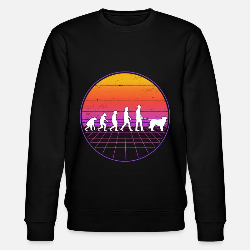 Kuvasz Evolution Rétro - Sweat bio CHANGER Stanley/Stella Unisexe - noir
