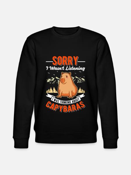 Capybara Cadeau Capybara Capibara - Sweat bio CHANGER Stanley/Stella Unisexe - noir