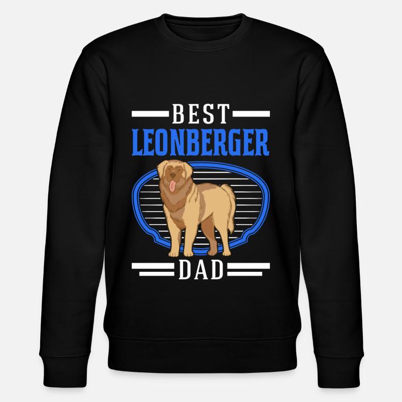 Best Leonberger Dad - Stanley/Stella Unisex Bio-Sweatshirt CHANGER  - Schwarz