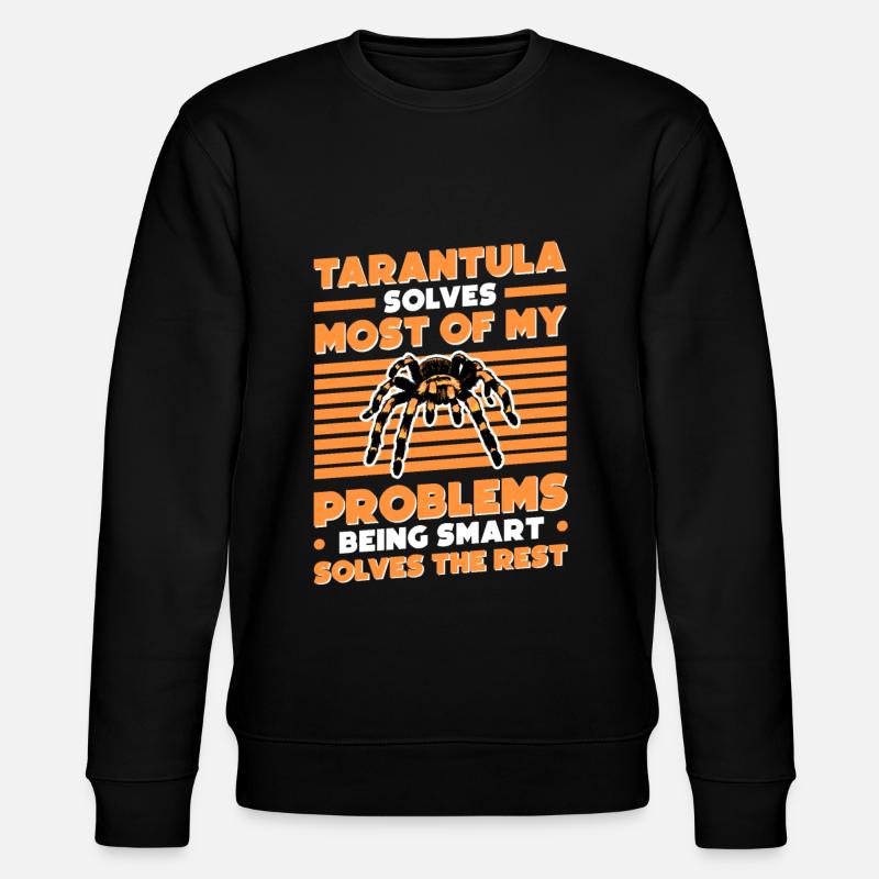Tarantel Geschenk Spinne Tarantula - Stanley/Stella Unisex Bio-Sweatshirt CHANGER - Schwarz