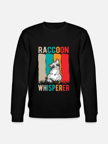 Waschbär Flüsterer Raccoon Whisperer - Sweat bio CHANGER Stanley/Stella Unisexe - noir