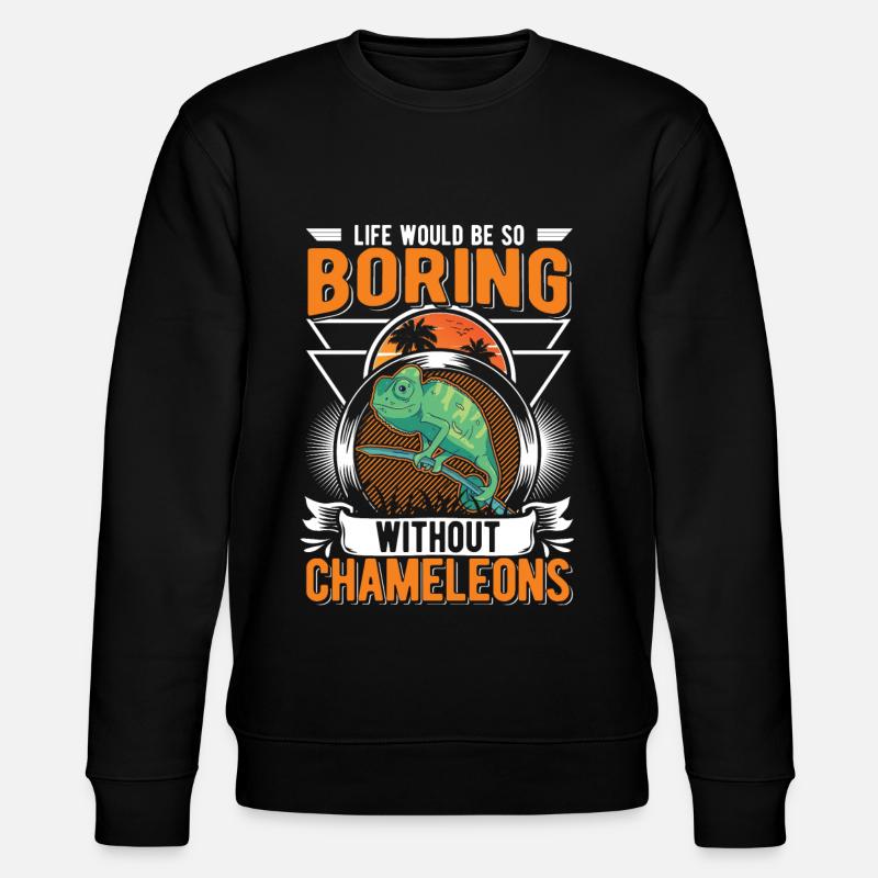 Cadeau Caméléon Caméléon - Sweat bio CHANGER Stanley/Stella Unisexe - noir