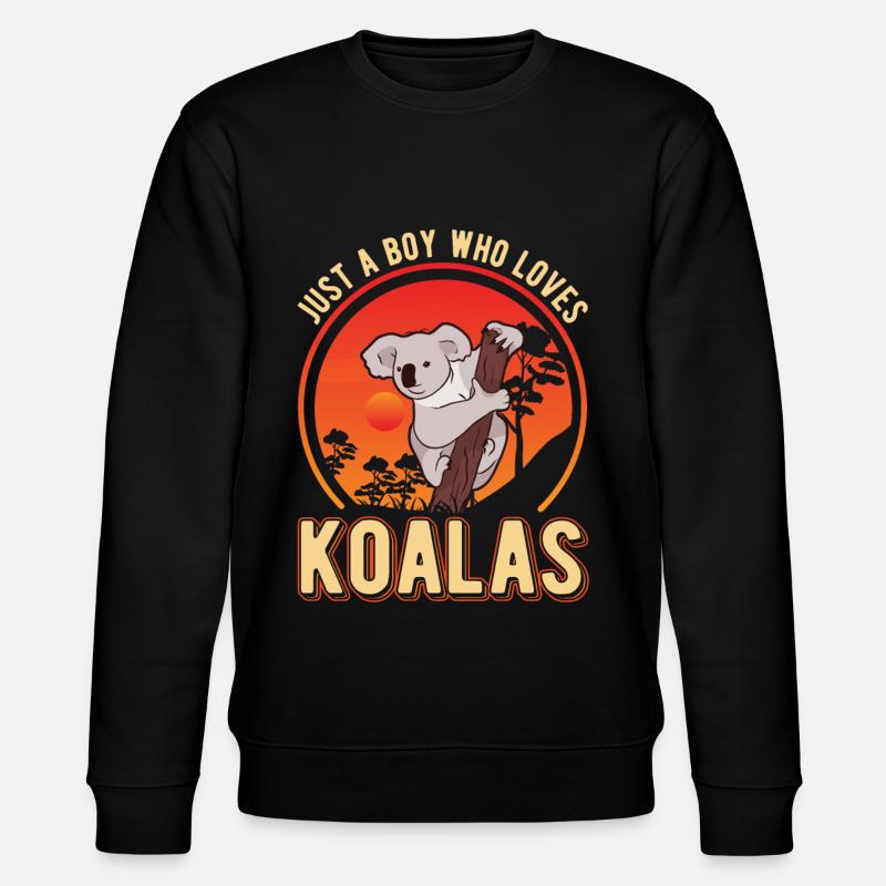 Koala Young Koala Bear - Stanley/Stella CHANGER Unisex Organic Sweatshirt - black