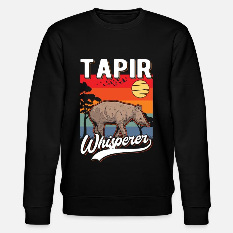Tapir Whisperer Tapir Flüsterer - Sweat bio CHANGER Stanley/Stella Unisexe - noir