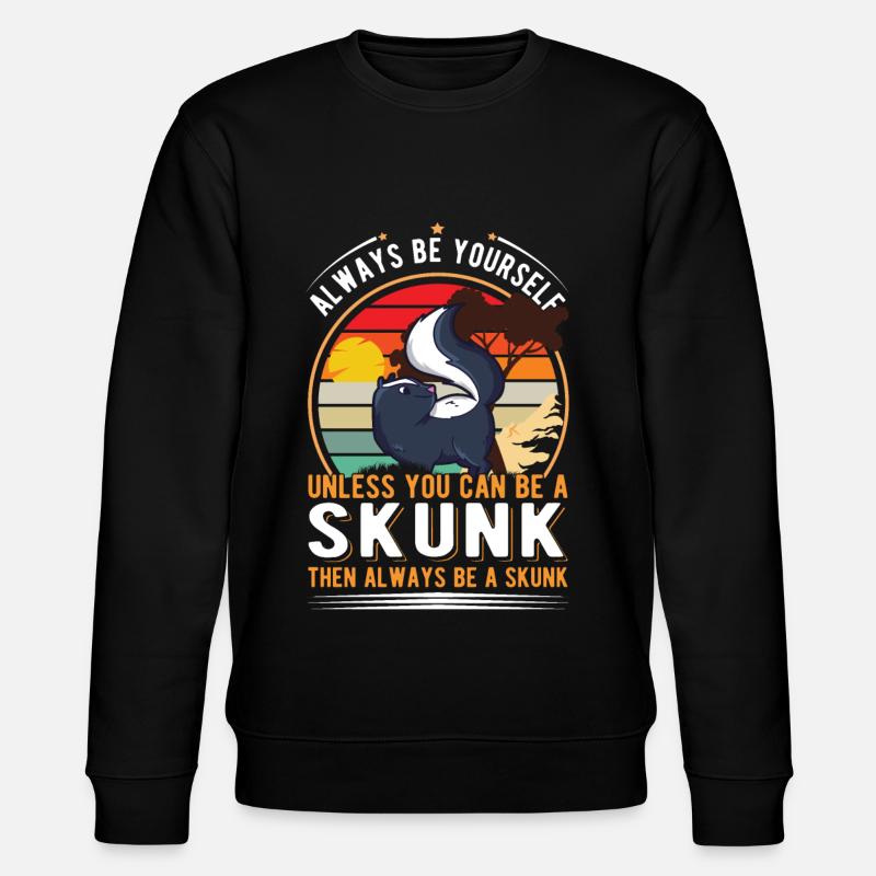 Skunk Cadeau Skunk - Sweat bio CHANGER Stanley/Stella Unisexe - noir