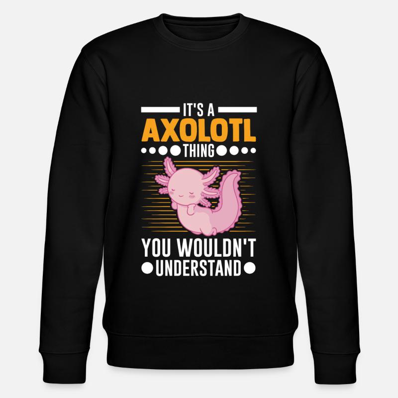 Axolotl Cadeau Queue Lurch - Sweat bio CHANGER Stanley/Stella Unisexe - noir