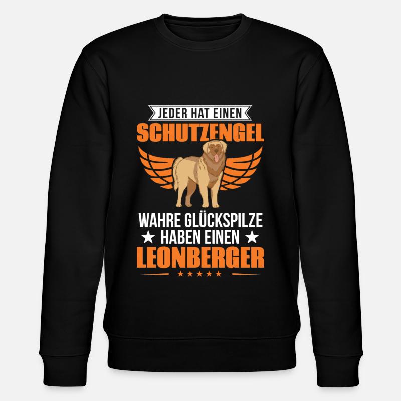 Leonberger Schutzengel - Stanley/Stella Unisex Bio-Sweatshirt CHANGER - Schwarz