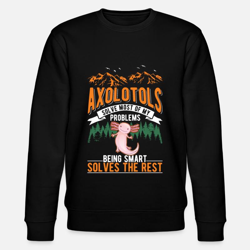 Axolotl Cadeau Queue Lurch - Sweat bio CHANGER Stanley/Stella Unisexe - noir