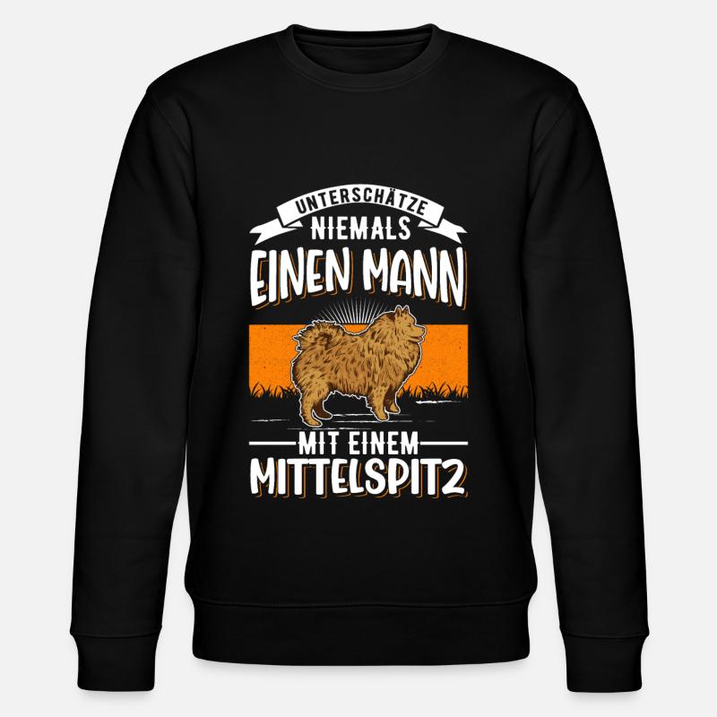 Mittelspitz Mann - Stanley/Stella Unisex Bio-Sweatshirt CHANGER  - Schwarz