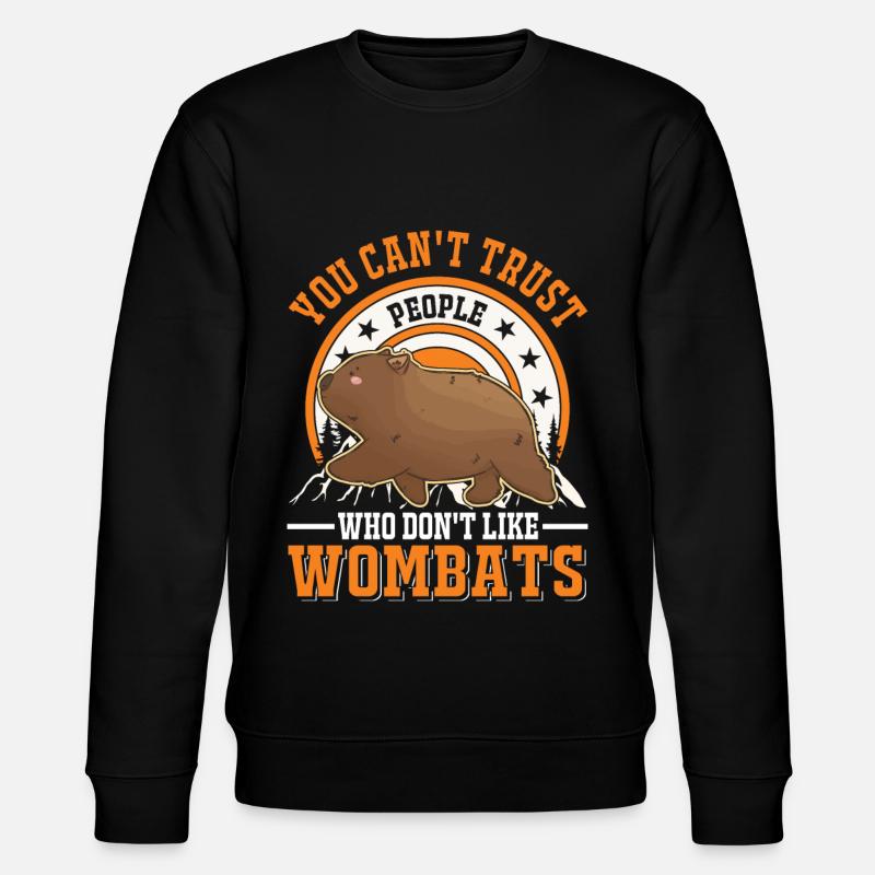 Wombat australien - Sweat bio CHANGER Stanley/Stella Unisexe - noir