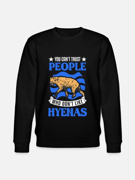 Hyäne Geschenk Erdwolf Hyena - Stanley/Stella Unisex Bio-Sweatshirt CHANGER - Schwarz