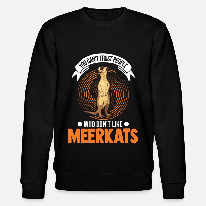 Suricate Cadeau Suricate Suricate - Sweat bio CHANGER Stanley/Stella Unisexe - noir