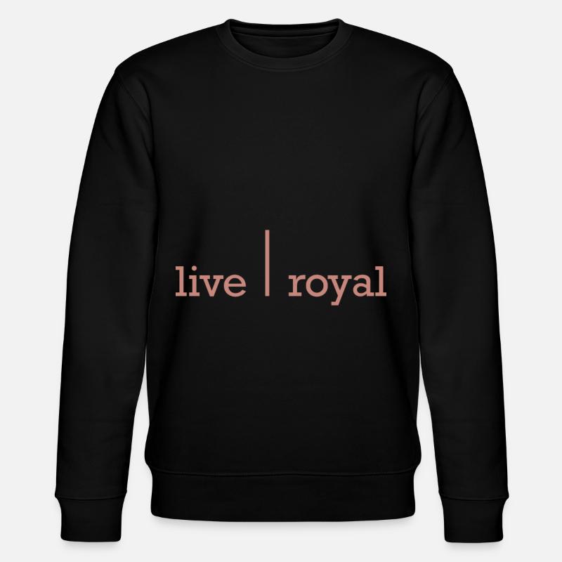 Live Royal Live | Royal FAT - Sweat bio CHANGER Stanley/Stella Unisexe - noir