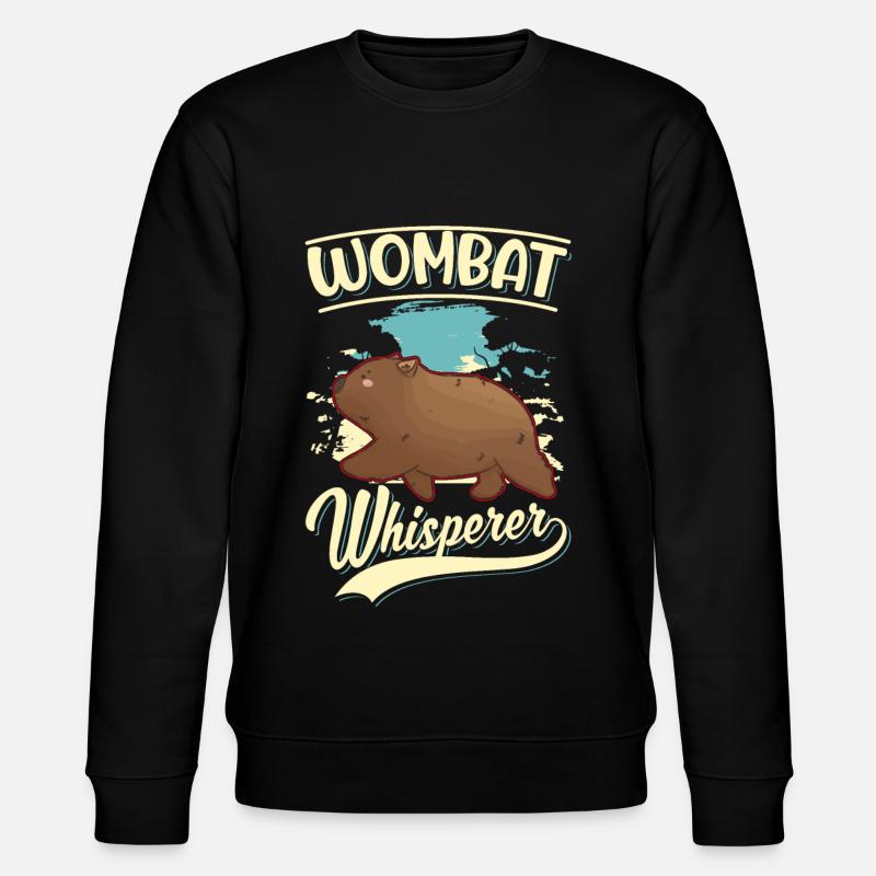 Wombat Chuchoteur - Sweat bio CHANGER Stanley/Stella Unisexe - noir