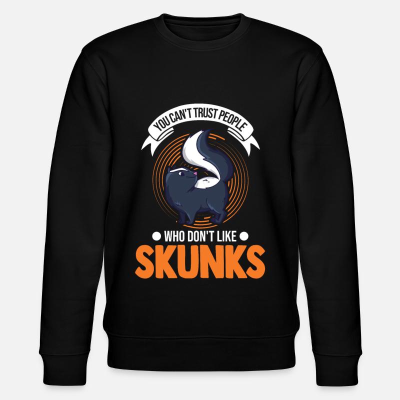 Stinktier Liebhaber - Stanley/Stella Unisex Bio-Sweatshirt CHANGER  - Schwarz