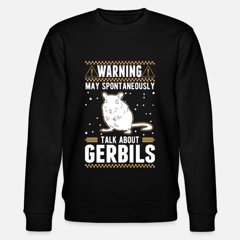 Avertissement Gerbille Gerbille Gerbille - Sweat bio CHANGER Stanley/Stella Unisexe - noir