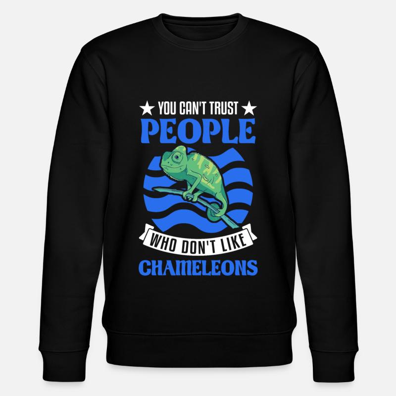 Chameleon Cadeau Caméléon - Sweat bio CHANGER Stanley/Stella Unisexe - noir
