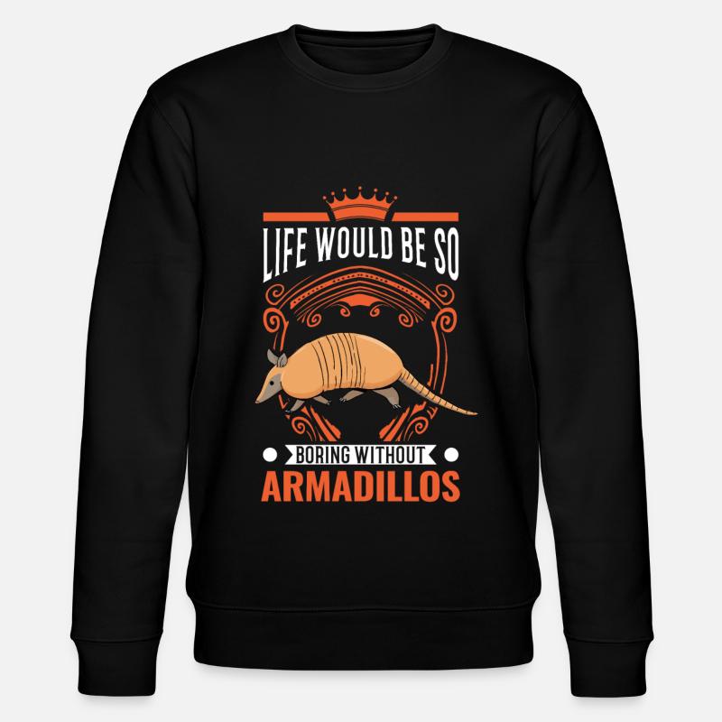 Armadillo Gift Armadillo - Stanley/Stella CHANGER Unisex Organic Sweatshirt - black