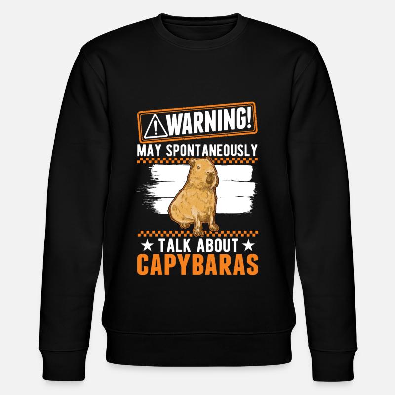 Avertissement Capybara amateurs capybara - Sweat bio CHANGER Stanley/Stella Unisexe - noir