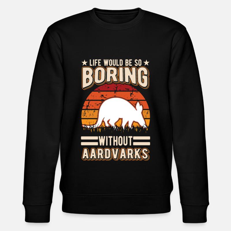Erdferkel Geschenk Aardvark - Sweat bio CHANGER Stanley/Stella Unisexe - noir