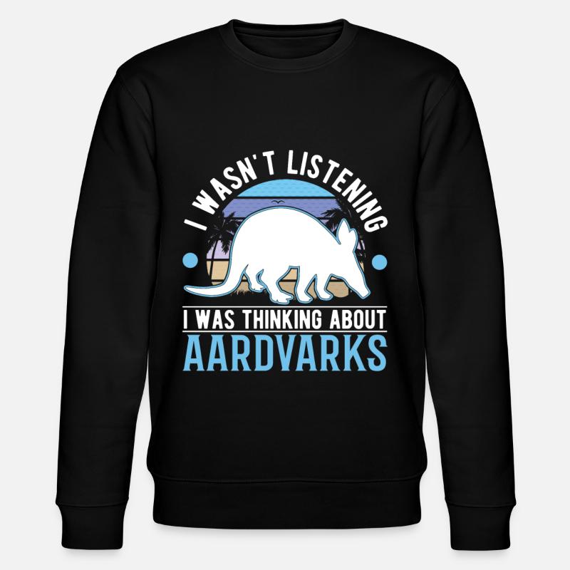 Erdferkel Geschenk Aardvark - Sweat bio CHANGER Stanley/Stella Unisexe - noir