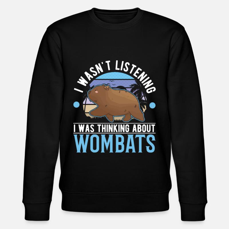 Wombat australien - Sweat bio CHANGER Stanley/Stella Unisexe - noir