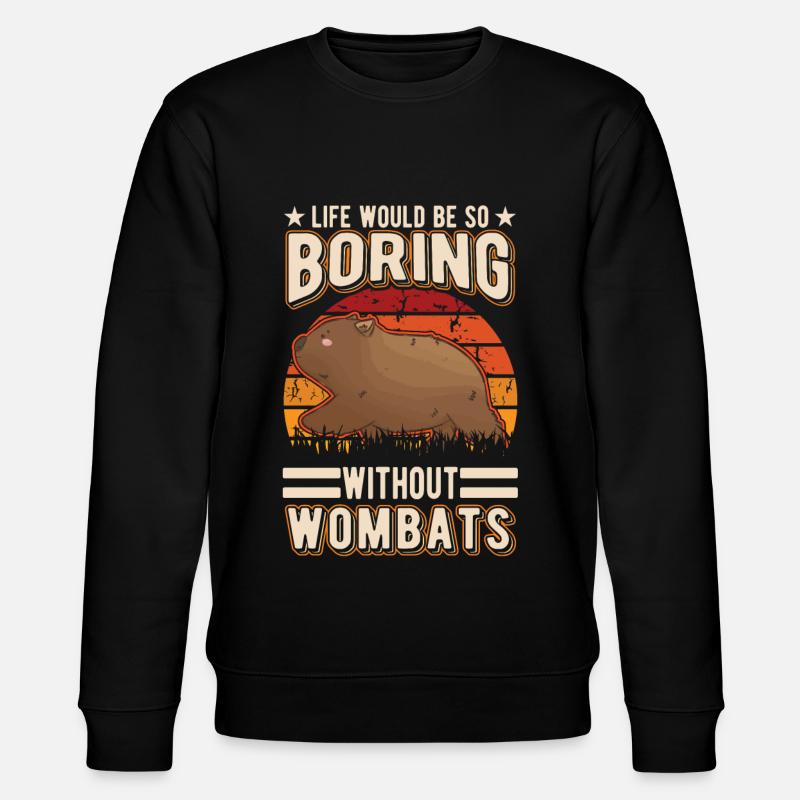Wombat australien - Sweat bio CHANGER Stanley/Stella Unisexe - noir
