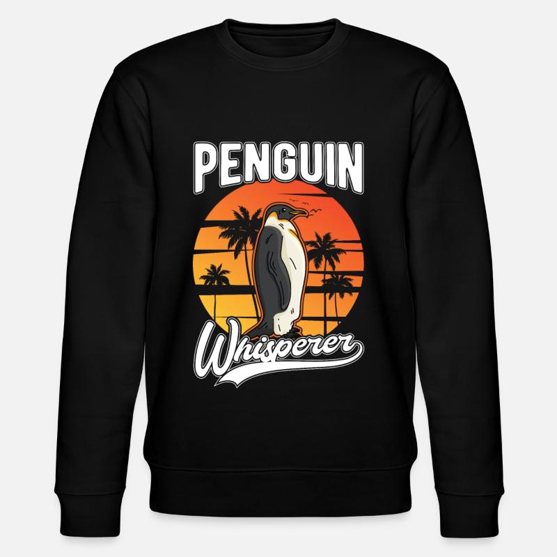 Pingouin Chuchoteur Pingouin - Sweat bio CHANGER Stanley/Stella Unisexe - noir