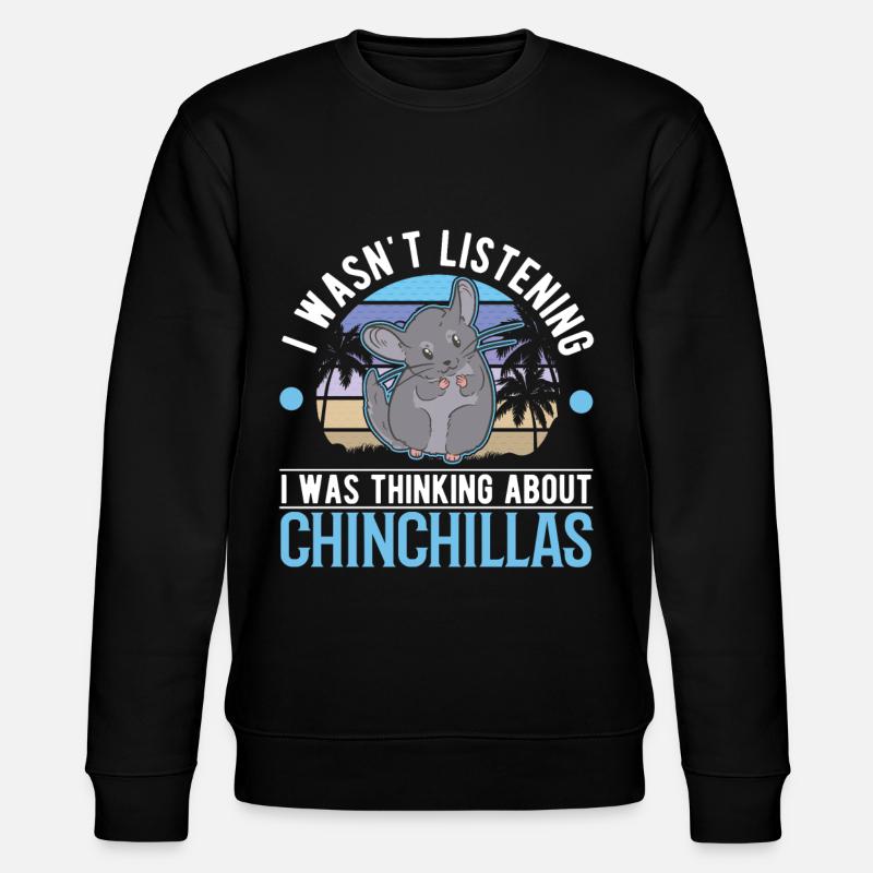 Chinchilla lovers - Stanley/Stella CHANGER Unisex Organic Sweatshirt - black