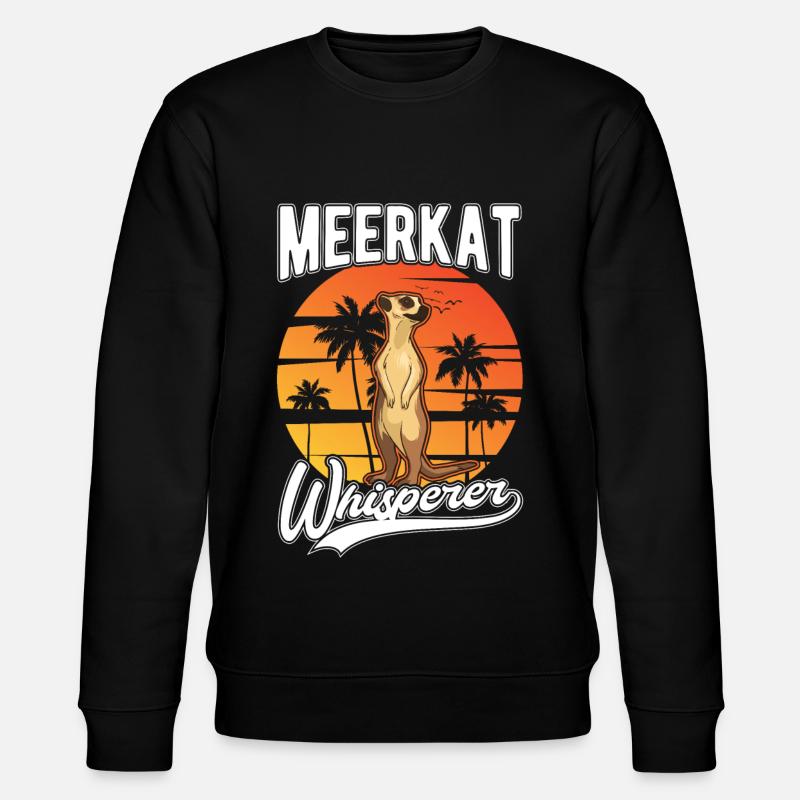 Erdmännchen Flüsterer Meerkat Whisperer - Sweat bio CHANGER Stanley/Stella Unisexe - noir