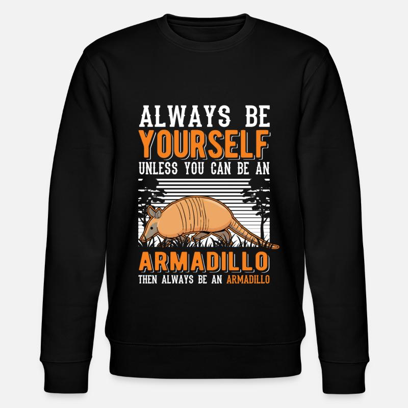 Armadillo Gift Armadillo - Stanley/Stella CHANGER Unisex Organic Sweatshirt - black