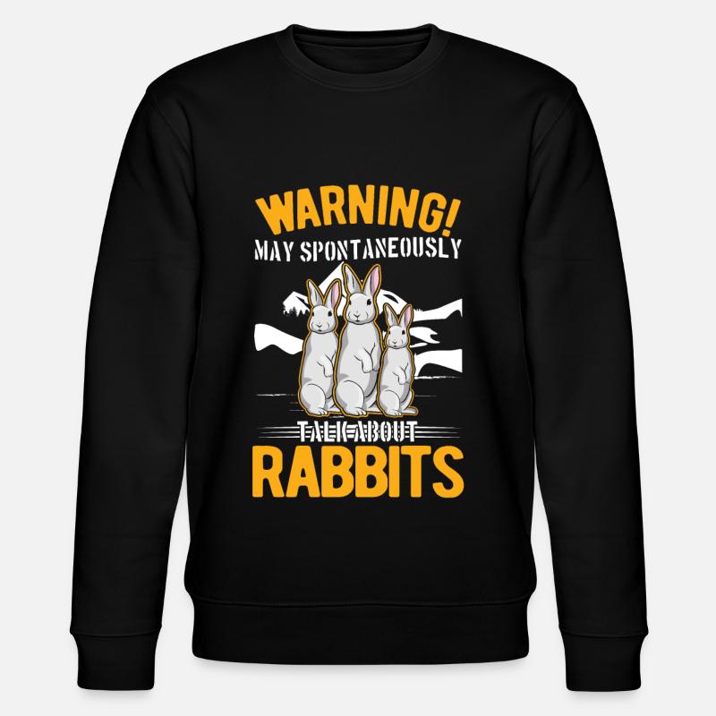 Lapin Lapin Lapin Lapin - Sweat bio CHANGER Stanley/Stella Unisexe - noir