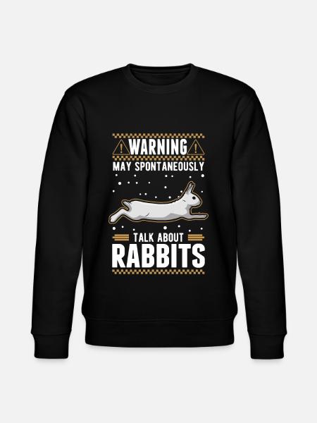 Rabbit Rabbit Rabbit - Stanley/Stella CHANGER Unisex Organic Sweatshirt - black